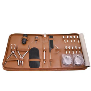 Kit d'extension de cheveux en acier inoxydable de qualité supérieure avec pinces professionnelles, outil à boucles, aiguille à crochet et ciseaux - Product Image 1