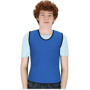 Gilet de compression sans manches pour enfants, sous-vêtement de sport haute performance pour l'entraînement en salle de sport, 100 % polyester respirant - Product Image 1