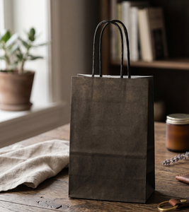 Luxury Wholesale Jewellery <b>Paper</b> Bag Small Gift <b>Paper</b> <b>Packaging</b> Tote Bag Beige Fashion High-grade With Twill Handle - Product Image 4