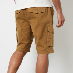 Shorts d'été décontractés pour hommes, couleur unie, en toile, écologiques, coupe-vent, séchage rapide, grandes tailles, logo personnalisé, OEM - Product Image 6