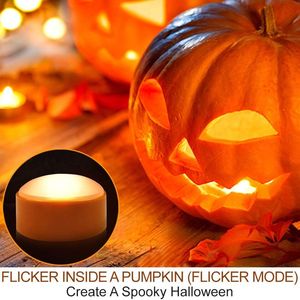 Set di 4 Luci LED a Forma di Zucca Arancione per Halloween con Timer e Telecomando, Decorazioni Jack-O'-Lan a Batteria - Product Image 2