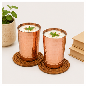 <b>Copper</b> Hand Hammered Shot <b>Cup</b> Set Luxury Barware for Tequila and Fine Spirits Traditional Ayurvedic Eco-Friendly Party Gift - Product Image 3