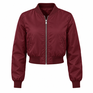 Chaqueta Bomber Acolchada para Mujer, Diseño Personalizado, Servicio OEM, Material Transpirable y Cómodo, Superventas 2026 - Product Image 2