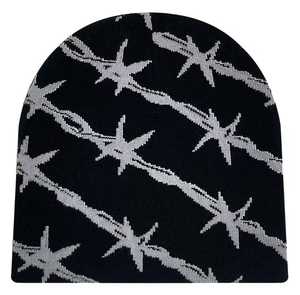 Unisex Knit <b>Beanie</b> Solid Casual Winter Hat for Adults Adjustable Breathable & <b>Waterproof</b> Polyester 56-58CM Head Circumference - Product Image 3