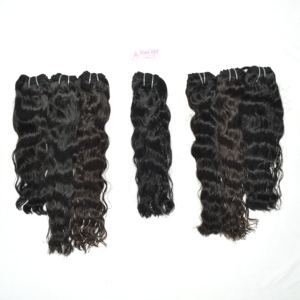 Mèches de cheveux humains indiens Remy ondulés à trame unique, pointes coupées droites, pour coiffure en salon, fournitures de beauté, usage professionnel pour détaillants mondiaux - Product Image 6