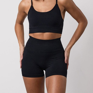 Shorts Deportivos para Mujer, para Gimnasio y Yoga, Diseño sin Costuras con Efecto Push-Up, Cintura Elástica, Estampado, Venta al Por Mayor, para Ciclismo y Entrenamiento - Product Image 3
