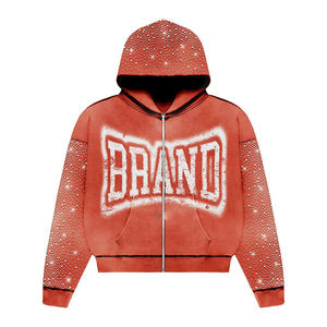 Ensemble de survêtement 2026 pour homme, 400 g/m², avec joggers amples délavés à l'acide et sweat à capuche, design évasé avec logo personnalisé - Product Image 5