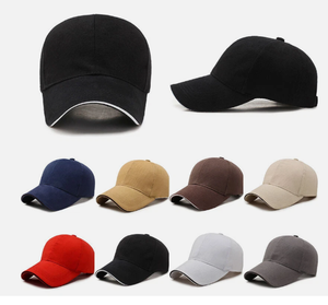 Structured <b>Men</b> Baseball Cap Classic Curved <b>Sun</b> Protection Adjustable Buckle Strapback Daily Wear Casual Sportswear - Product Image 1
