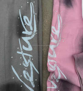 Manufacturer's Wholesale Custom Light-Weight Men's Summer Flared Pants Baggy Sweatpants with Jogger <b>Screen</b> Printing - Product Image 2