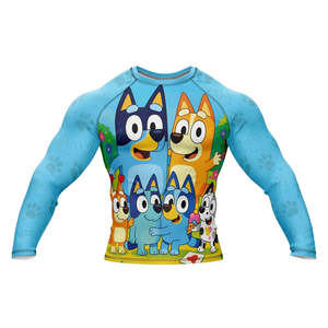 Best Selling Men's Rash Guard Customized Logo Breathable Quick Dry Anti-Bacterial Eco-Friendly UPF50+ Full <b>Sleeve</b> - Product Image 1