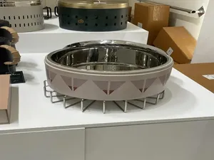 Durable Classic Chafing Dish <b>Buffet</b> <b>Server</b> Stainless Steel Eco-Friendly Non-Stick Customizable All Stoves Restaurants Hotels - Product Image 4