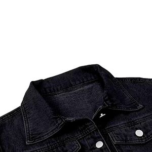 Men's Loose Fit Long Sleeve <b>Denim</b> <b>Jacket</b> for Side Pockets Button Decoration Vintage Casual Wear <b>Denim</b> <b>jacket</b> - Product Image 3