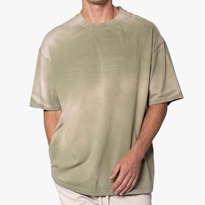 T-shirt Homme Respirant en Coton Tricoté 100% Écologique, Col Rond, Broderie et Impression de Logo, 180 Grammes, Surdimensionné, Vente en Gros OEM - Product Image 4
