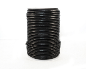 Cordon rond en cuir enduit imperméable pour les vêtements de sacs de bijoux de textiles à la maison avec la finition cousue - Product Image 3