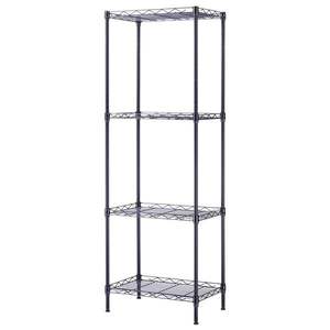 4-Tier Metal Storage <b>Rack</b> <b>Wire</b> <b>Shelving</b> Unit - Product Image 3
