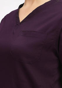 OEM Custom Logo Unisex <b>Nurse</b> Tops Sets RTS Private Label <b>Work</b> Stretch Fabric Hospital Nursing Scrubs Uniform Men Women - Product Image 2