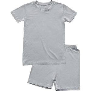 Best selling for men's Summer Breathable Casual <b>Knitted</b> Solid Polyester Cotton Shirt <b>Sets</b> for Men - Product Image 1