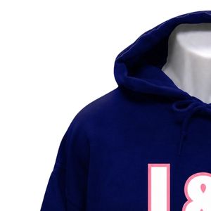 Sweat-shirt à capuche Jack & Jill pour homme, motif lettre, bleu marine, décontracté, chaud, vêtement pour événements, vente en gros, neuf - Product Image 4