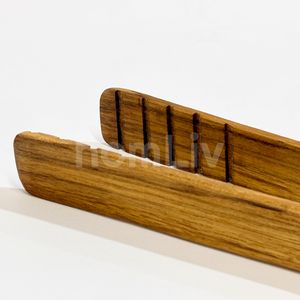 OEM Natural Teak Wood Kitchen Tongs Eco Friendly Sustainable Foodgrade No <b>Paint</b> and Varnish Halal Customized Cooking - Product Image 3
