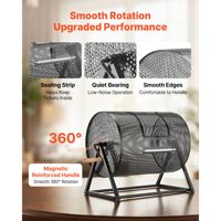 Équipement pour salon professionnel : Tambour de loterie renforcé de 16,1 po x 11,9 po, capacité de 5000 tickets, 200 balles de ping-pong