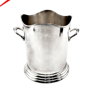 Accessoires de bar les plus vendus, design vintage, seaux à glace argentés pour bars et restaurants, utilisables en intérieur et en extérieur lors de fêtes - Product Image 1