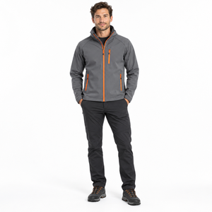 Chaqueta Softshell Personalizada OEM para Hombre, Chaqueta de Invierno Transpirable e Impermeable para Senderismo, Escalada y Pesca - Product Image 1