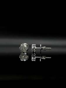 Cluster Lab Grown Diamond <b>Stud</b> Solitaire Flower Earrings D Color VVS1 10k 14k 18k Solid Gold Plated Men's Earrings Wholesale - Product Image 3