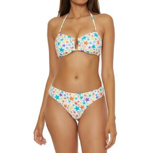 Conjunto de Bikini de Dos Piezas Personalizado para Mujer con Estampado de Estrellas |   Traje de Baño Sexy con Cuello Halter - Product Image 1