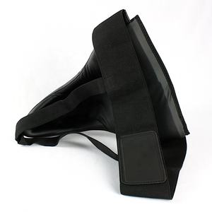 Protecteur d'aine de boxe en cuir de vachette véritable MMA Muay Thai Training Protector for Protectors - Product Image 4