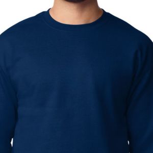 เสื้อสเวตเชิ้ตคอกลมแขนยาวผ้าฟลีซสำหรับผู้ชาย ใส่สบาย เหมาะสำหรับออกกำลังกายหรือใส่ในชีวิตประจำวัน รับผลิตแบบ OEM ODM - Product Image 3
