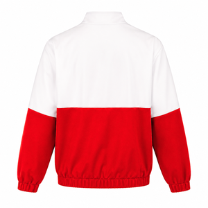 Delta Sigma Personalizado |   Suéter con Cierre de Cremallera de un Cuarto de Cuerpo de la Hermandad Theta, Color Rojo y Blanco, Logotipo Bordado, Informal para Mujer, Ropa Griega - Product Image 3