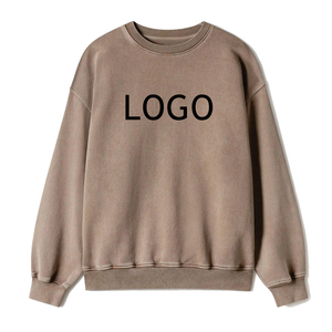 Sudadera Unisex de Cuello Redondo, Corte Holgado, 100% Algodón, Tejido de Punto, Estampado de Letras, Ropa Casual de Otoño - Product Image 1