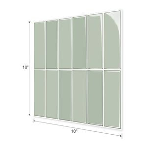 10 pz Piastrelle Adesive 25x25 cm per Pareti Antispruzzo, Facili da Installare, Stile Subway per Cucina e Bagno, 100% Impermeabili - Product Image 6
