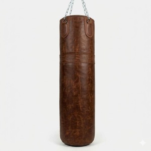 Sac de frappe en cuir 2026, modèle 5KG, robuste et creux, pour entraînement de boxe et MMA, usage domestique, pour adultes - Product Image 2