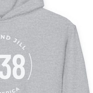 เสื้อฮู้ดดี้ลายกราฟิกสำหรับเด็ก แจ็คแอนด์จิล รุ่น 1938 ลายวงกลม แขนยาว สวมหัว สไตล์ลำลอง เสื้อฮู้ดเด็ก สั่งทำขายส่ง - Product Image 4
