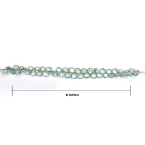 Venta al por Mayor de Cuentas Facetadas en Forma de Corazón de Piedra Solar de Oregón, Naturales, Hechas a Mano, de Primera Calidad, para la Elaboración de Joyería DIY para Pulseras - Product Image 3