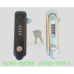 ล็อคอัจฉริยะแบบ BYMS-890-BK/CV พร้อมที่จับระบบล็อคแบบหมุนเครื่องบิน - Product Image 1