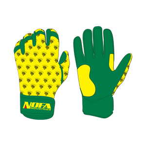 Custom Baseball Batting Gloves Soft Leather Palm Non-Slip Professional Left-Handed <b>Hook</b> Loop Closure Custom Colors Men Women - Product Image 6