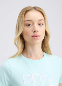 Camiseta Casual de Verano para Mujer, Cuello Redondo, Mezcla de Lino y Algodón, Fresca y Transpirable, Bordado Plano, Manga Corta - Product Image 4