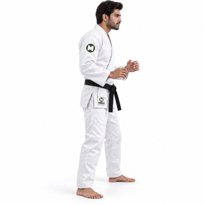 Kimono de Jiu-Jitsu Brésilien Unisexe (BJJ Gi) 400g Tissage Perlé 100% Coton avec Patch Personnalisé Léger et Respirant pour l'Entraînement - Product Image 3