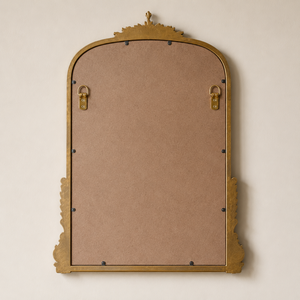 Luxury <b>Gold</b> Arched Wall <b>Mirror</b> Ornate Classic Frame Decorative Bathroom Vanity <b>Mirror</b> For Living Room Wall Decor - Product Image 3