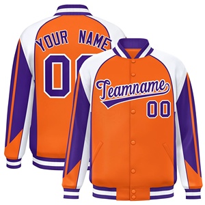 Chaqueta deportiva de béisbol personalizable de fábrica directa, chaqueta universitaria de cuero de invierno cómoda con cremallera, patrón de letras informal - Product Image 4