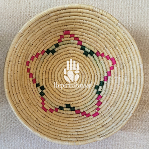 Panier ovale ouvert en herbe de moonj naturelle pour la cuisine - Écologique, durable, mini format, multi-usages - Uttar Pradesh - Product Image 6