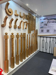 Nuevos y Duraderos Componentes de Escalera de Roble Blanco con Advertencia de Seguridad, Fácil Instalación, Columna de Escalera con Superficie Lisa Estilo Antiguo, Modelo EFS 4500 - Product Image 3