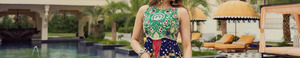 Tenue de fête traditionnelle Navratri pour femmes, Lehenga Choli en organza de coton, avec travail de sequins et chaînes lourdes, pour Garba Dandiya - Product Image 4