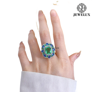 Bague tendance pour femme avec éclat brillant, idéale pour mariage, fiançailles, soirée. Disponible pour l'exportation, prix depuis l'Inde. - Product Image 5
