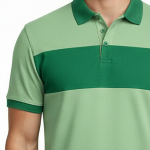 Camiseta de Punto Verde Claro para Hombre, Más Vendida, para Actividades al Aire Libre, con Cuello Sólido en Verde Oscuro, Manga Larga, Transpirable - Product Image 4