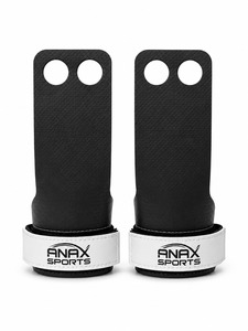 Poignées de gymnastique à 2 trous idéales pour la barre haute, les tractions, les anneaux et l'entraînement de force avec poignées de gymnastique à 2 trous OEM. - Product Image 4