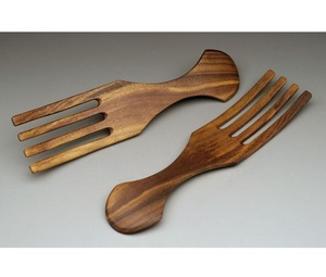 Handcrafted Wooden <b>Salad</b> Mixer for Home Kitchen Wooden <b>Salad</b> Mixing <b>Tool</b> for Vegetable Preparation - Product Image 1