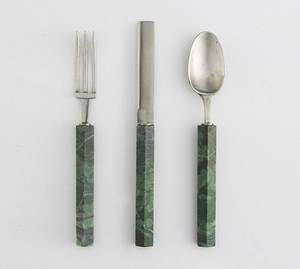 Modern Stainless Steel Resin Handle Luxury Party Cutlery Spoon Fork Knife Eco-friendly Durable Dishwasher Safe Reusable <b>Flatware</b> - Product Image 3